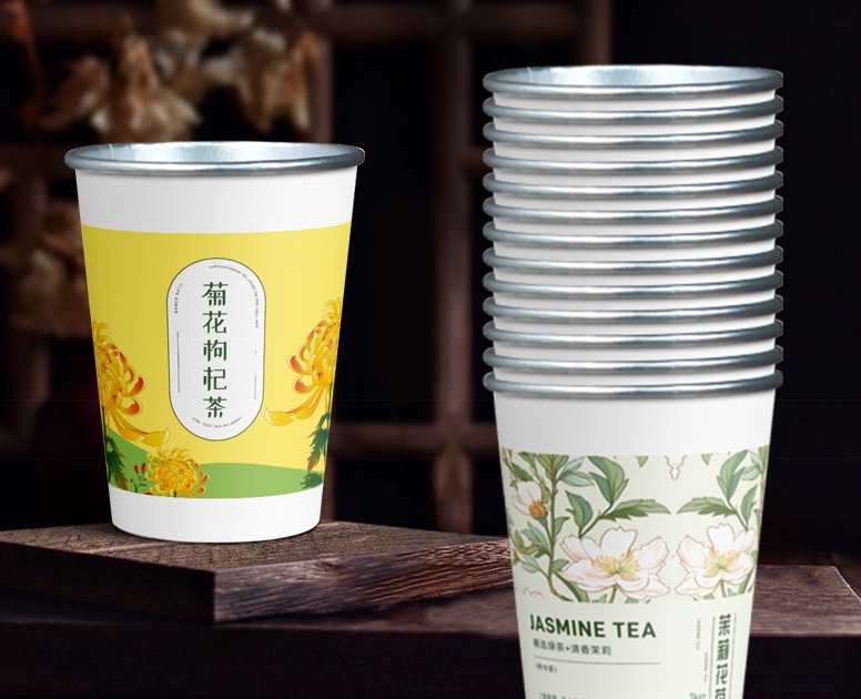 江西底部带茶叶纸杯定做