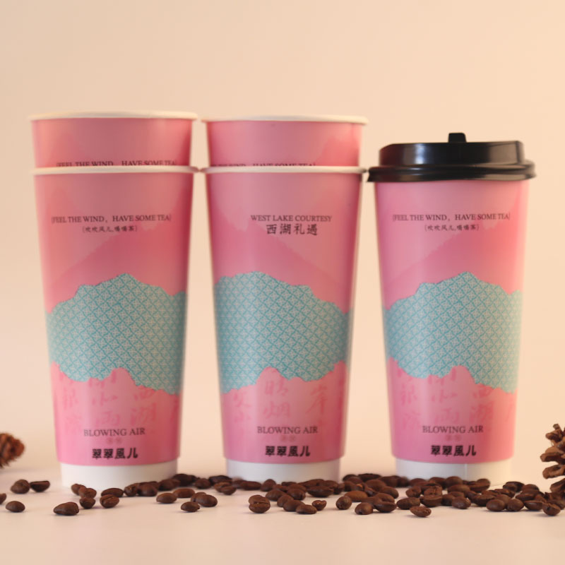 江西300ML奶茶杯定做